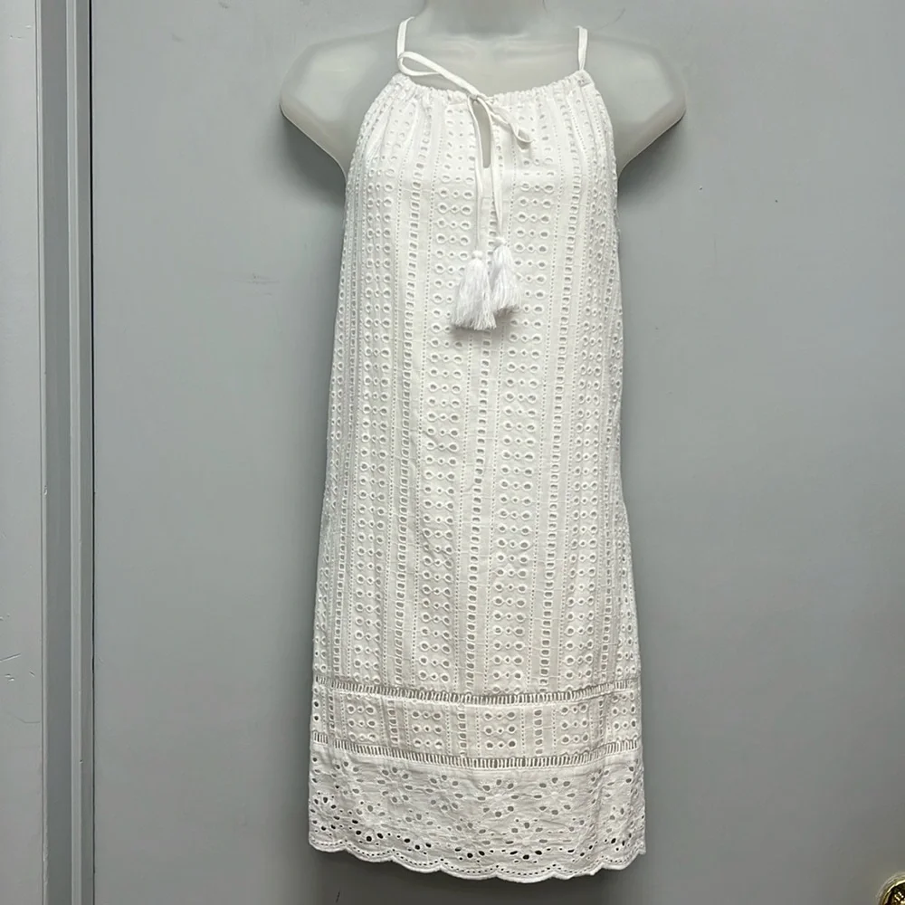 NWT Jade Melody Tam White Eyelet Dress XS